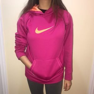 pink and orange NIKE sweater!